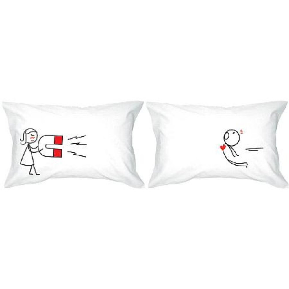 Set of (2) His & Hers - Pillow Cases